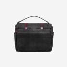 Ona Brixton toile cirée Noire, sac photo messenger