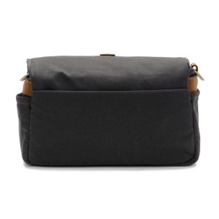 Ona Bowery toile cirée Noire, sac photo bandoulière