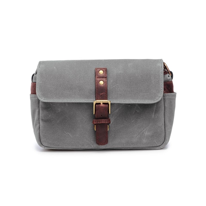Ona Bowery toile cirée Smoke, sac photo bandoulière