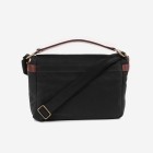Ona Prince Street toile cirée Noire, sac photo messenger