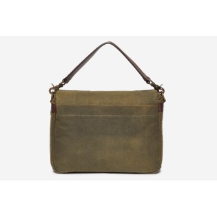Ona Prince Street toile cirée Olive, sac photo messenger