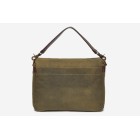 Ona Prince Street toile cirée Olive, sac photo messenger