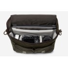 Ona Prince Street toile cirée Olive, sac photo messenger