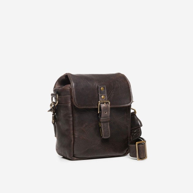 Ona Bond Street cuir Truffe, sac photo compact