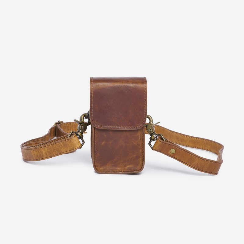 Lisbon cuir Antique Cognac, vue de face