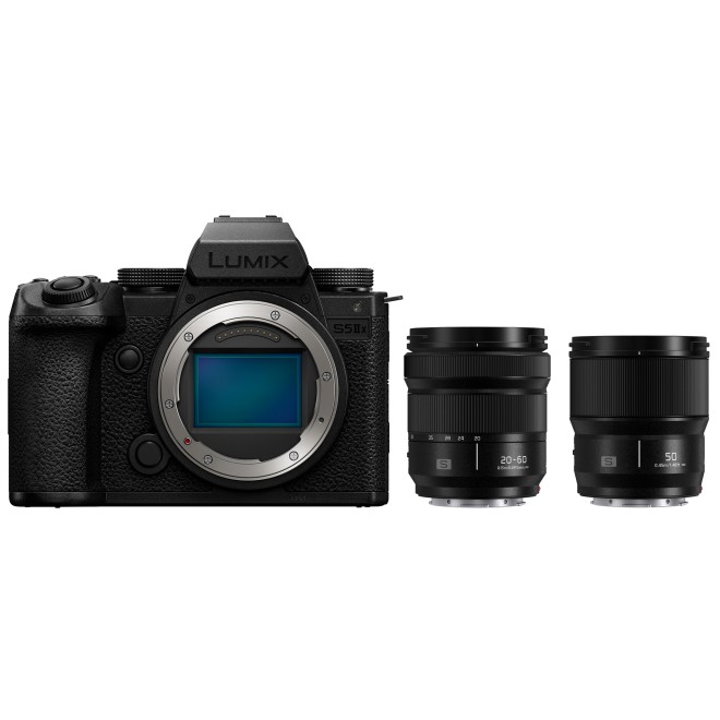 Appareil photo Panasonic Lumix S5 IIX + 20-60mm + 50mm F1.8