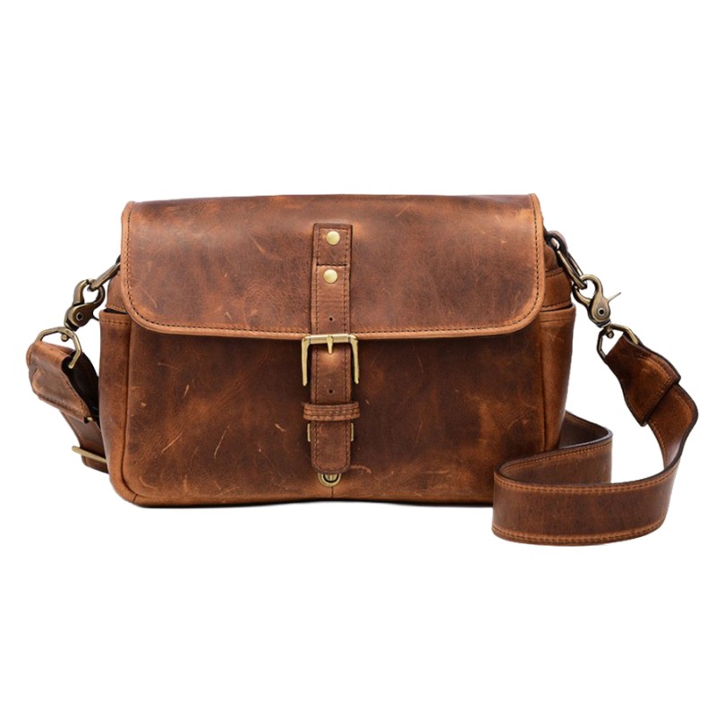 Ona Bowery cuir Antique Cognac, sac photo bandoulière