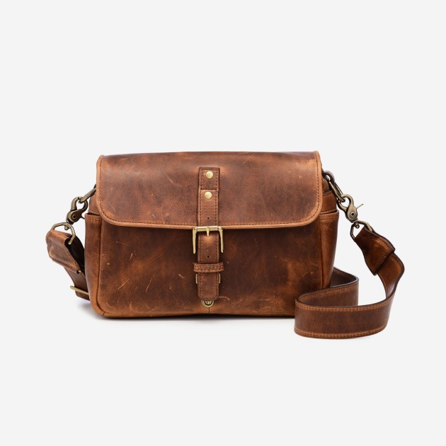 Ona Bowery cuir Antique Cognac, sac photo bandoulière