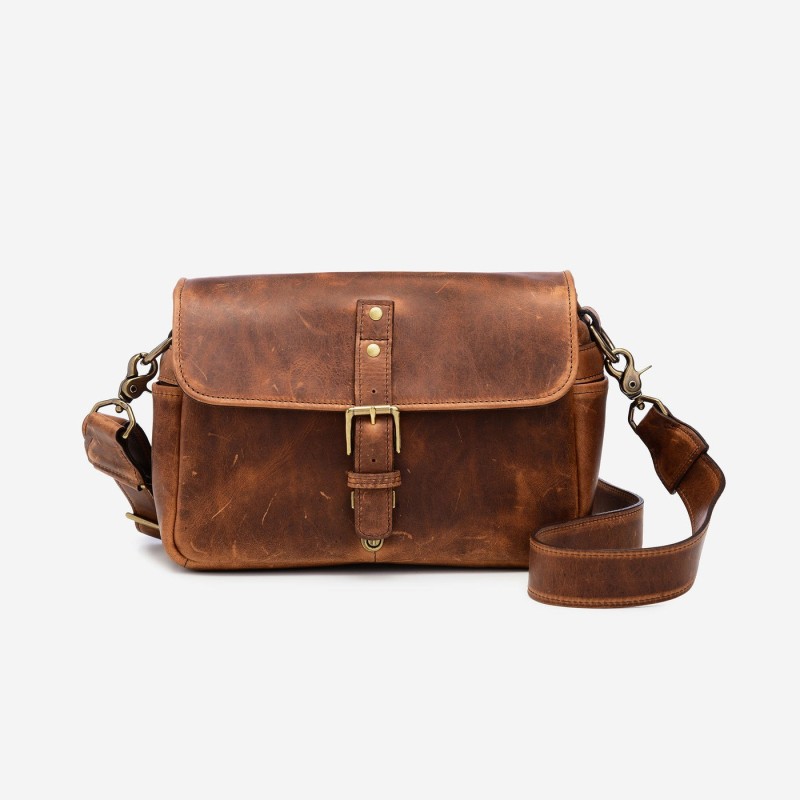 Sac photo Ona Bowery en cuir Antique Cognac