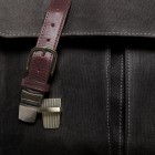 Ona Brixton toile cirée Noire, sac photo messenger
