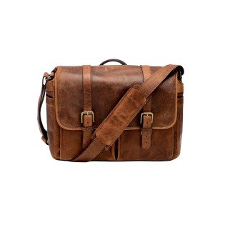 Ona Brixton cuir Antique Cognac, sac photo messenger
