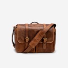 Ona Brixton cuir Antique Cognac, sac photo messenger
