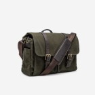 Ona Brixton toile cirée Olive, sac photo messenger