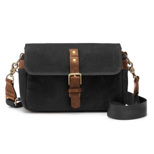 Ona Bowery toile cirée Noire, sac photo bandoulière