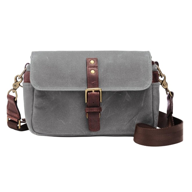 Ona Bowery toile cirée Smoke, sac photo bandoulière