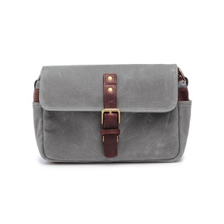Ona Bowery toile cirée Smoke, sac photo bandoulière