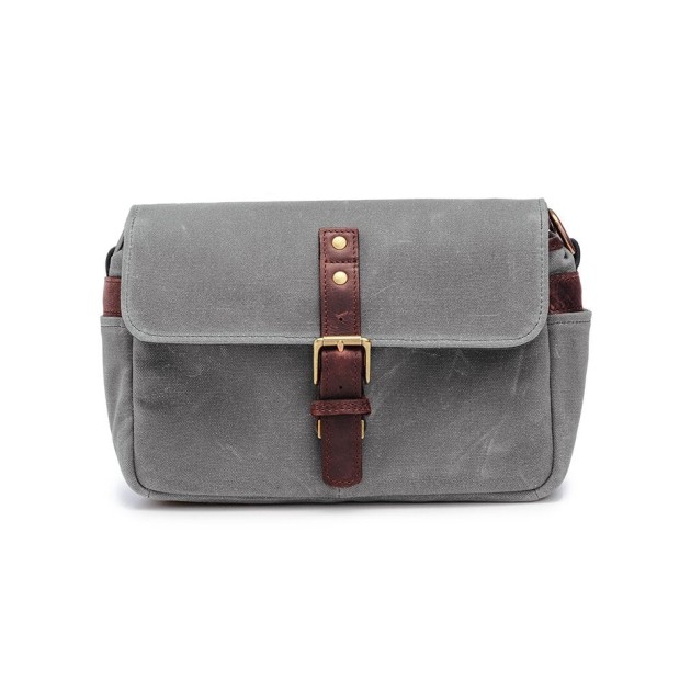 Ona Bowery toile cirée Smoke, sac photo bandoulière