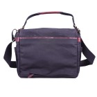 Ona Astoria toile cirée Noire, grand sac photo messenger