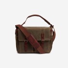 Ona Astoria toile cirée Field Tan, grand sac photo messenger