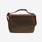 Ona Astoria toile cirée Field Tan, grand sac photo messenger