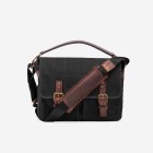 Ona Prince Street toile cirée Noire, sac photo messenger