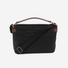 Ona Prince Street toile cirée Noire, sac photo messenger