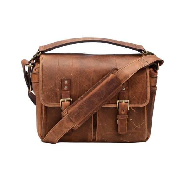 Ona Prince Street cuir Antique Cognac, sac photo messenger