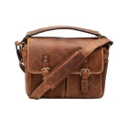 Ona Prince Street cuir Antique Cognac, sac photo messenger