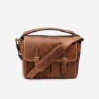 Ona Prince Street cuir Antique Cognac, sac photo messenger