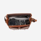 Ona Prince Street cuir Antique Cognac, sac photo messenger