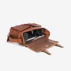 Ona Prince Street cuir Antique Cognac, sac photo messenger