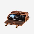 Ona Prince Street cuir Antique Cognac, sac photo messenger