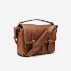 Ona Prince Street cuir Antique Cognac, sac photo messenger