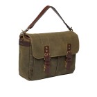 Ona Prince Street toile cirée Olive, sac photo messenger