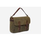 Ona Prince Street toile cirée Olive, sac photo messenger