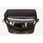 Ona Prince Street toile cirée Olive, sac photo messenger