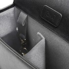 Ona Savannah cuir Noir, petit sac photo bandoulière