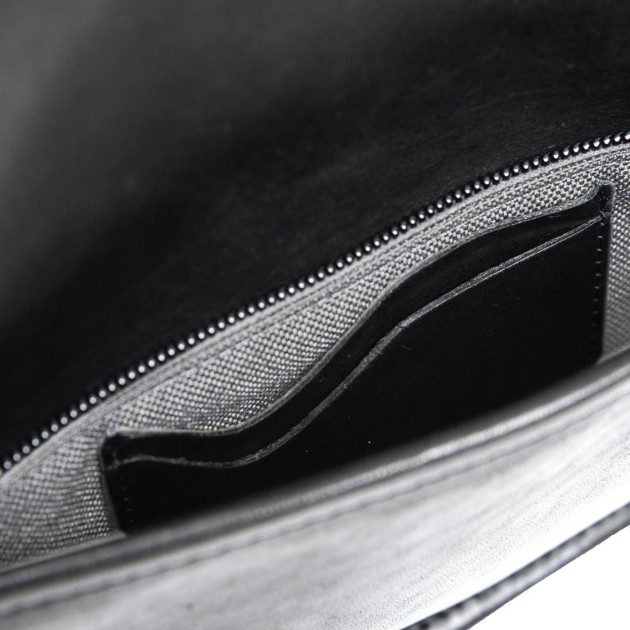Ona Savannah cuir Noir, petit sac photo bandoulière