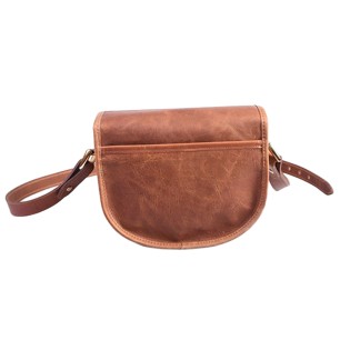 Ona Savannah cuir Antique Cognac, petit sac photo bandoulièr
