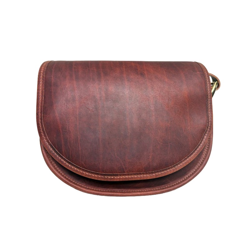 Ona Savannah cuir Root Beer, petit sac photo bandoulière