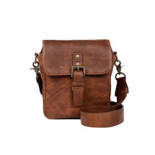 Ona Bond Street cuir Antique Cognac, sac photo compact