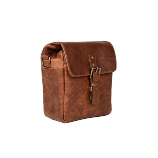 Ona Bond Street cuir Antique Cognac, sac photo compact