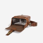 Ona Bond Street cuir Antique Cognac, sac photo compact