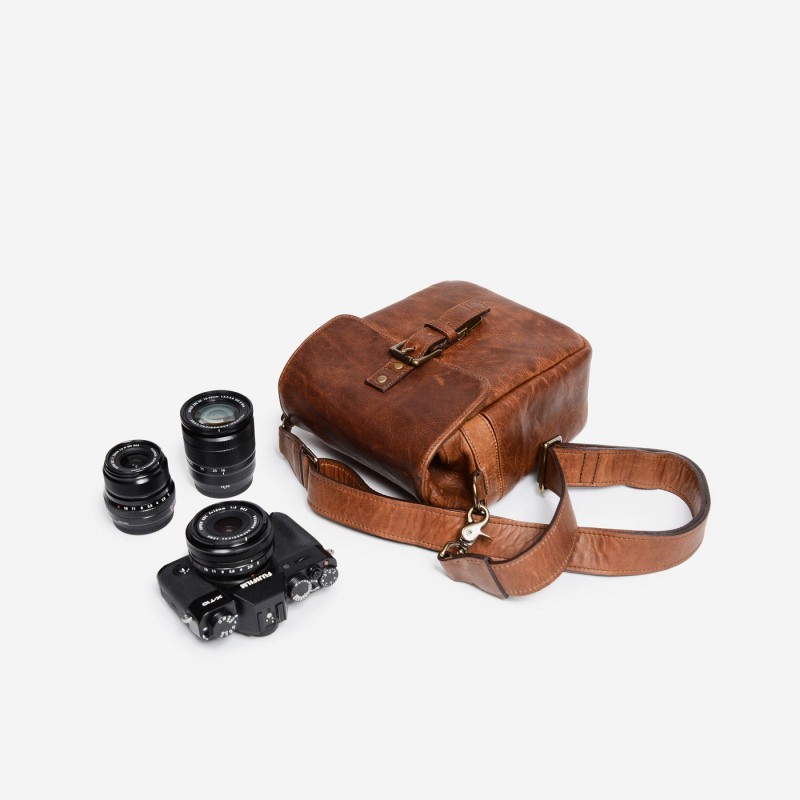 Bond Street cuir Antique Cognac, détail
