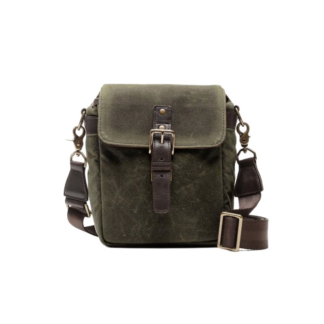 Ona Bond Street toile cirée Olive, sac photo compact