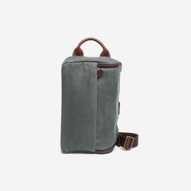Ona Rockaway toile cirée Smoke, sac photo à pivoter
