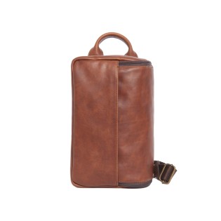 Ona Rockaway cuir Antique Cognac, sac photo à pivoter
