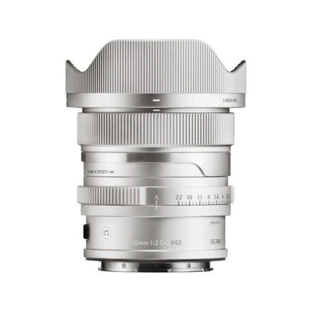 Objectif Sigma 20mm F2 DG Contemporary Silver