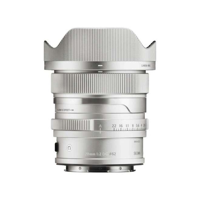 Objectif Sigma 20mm F2 DG Contemporary Silver
