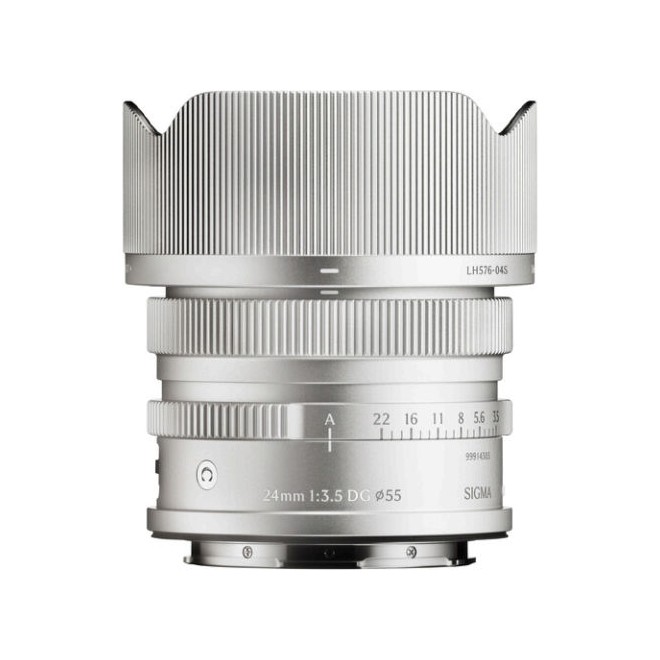 Objectif Sigma 24mm F3.5 DG Contemporary Silver